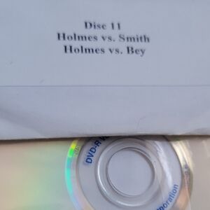 Holmes vs. Smith~ Holmes vs Bey DVD
